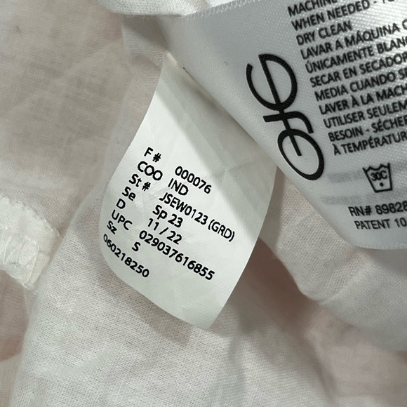 Sam Edelman Kenna Pink Ruffle Midi Dress. Size Small Cotton Pullover V Neck - Picture 14 of 17